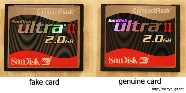 front of the cards