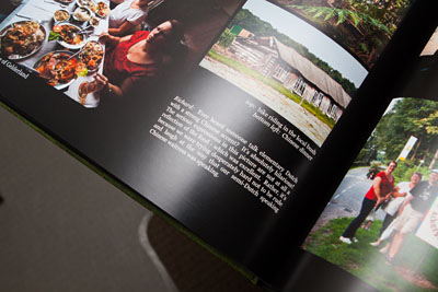 an open spread