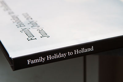 spine of the book