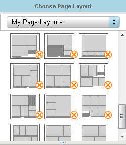 custom page layouts in Blurb BookSmart