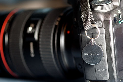 add a name tag to your camera