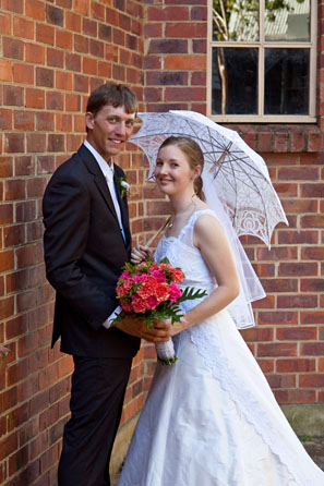 bride and groom