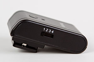 other side of the Aster transmitter: channel selection switch