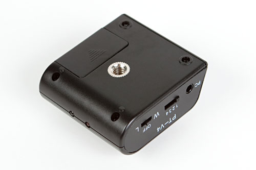 underside of the receiver