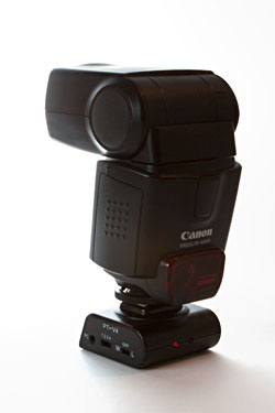 Canon 430EX flash on Aster receiver
