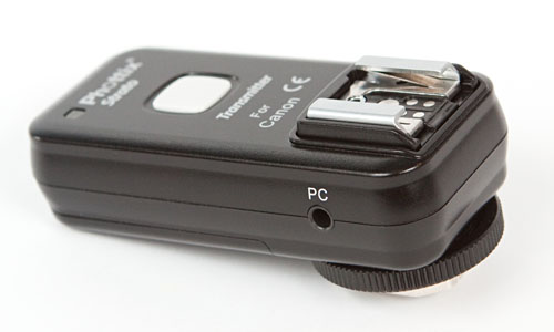Strato transmitter, showing PC sync socket