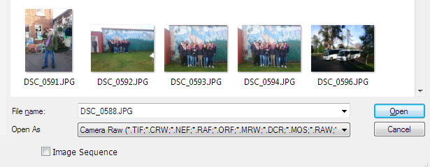 file dialog in Photoshop CS6