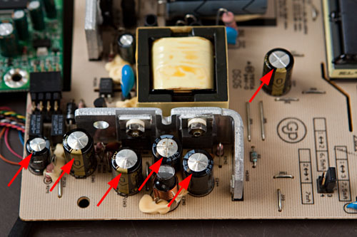 figure 12: suspect electrolytic capacitors