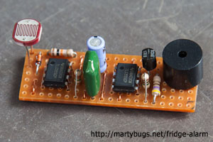 fridge and freezer door alarm