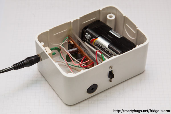 circuit installed in a case with battery pack