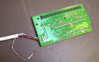 the underside of the PCB