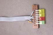 vero board with LEDs