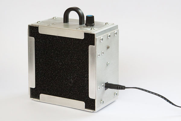 front of the completed solder fume extractor