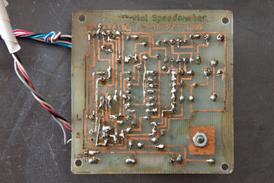 rear of PCB