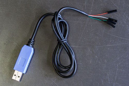 PL2303 USB-serial adapter
