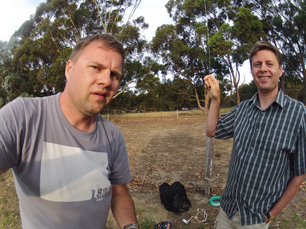 turning on the camera