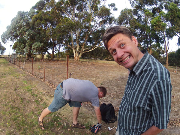 grabbing the RC transmitter