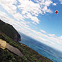 kite in the sky above Shelley Beach Lookout