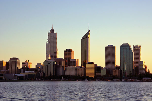 dawn over Perth