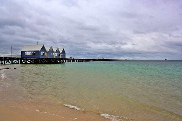 clouds over Busselton jetty