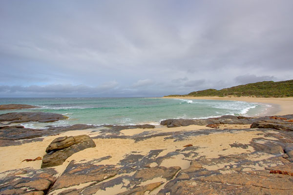 surfers near the rivermouth