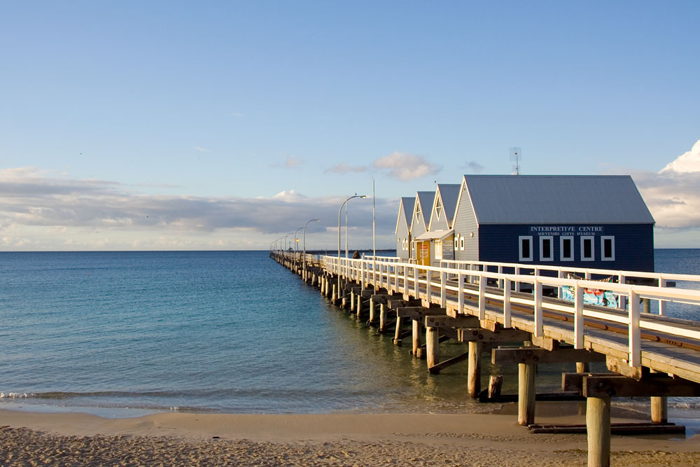 Busselton Jetty at sunset