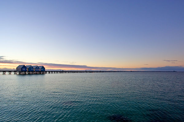 Busselton Jetty at sunset