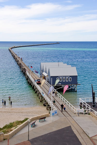 Busselton Jetty from the top of the Jetty Point Lighthouse