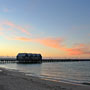 pink sunset colours over the Busselton Jetty