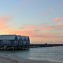 pink sunset colours over the Busselton Jetty