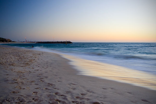 sunset waves
