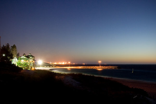 Cottesloe Beach after sunset