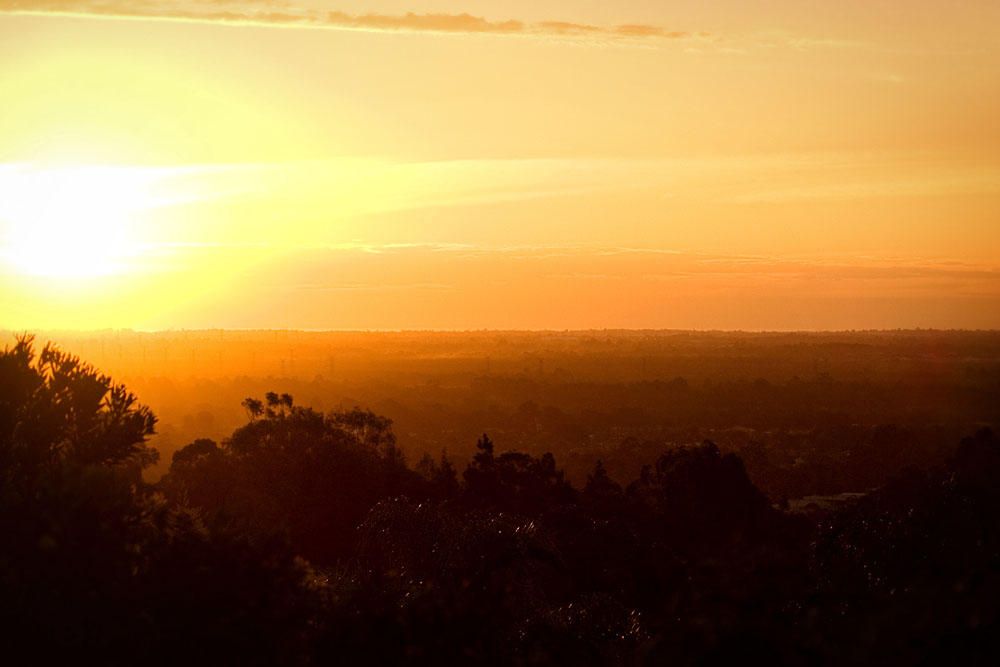 orange sunset