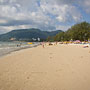 looking north along Patong Beach