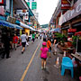 Patong street in the evening