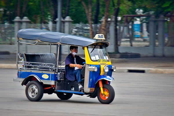 3-wheeled Tuk-Tuk
