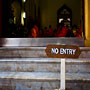 prayer time at the Marble Temple