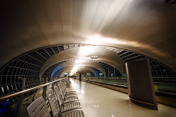inside Concourse C, Bangkok International Suvarnabhumi airport
