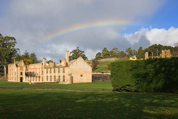 rainbow over the Penitentiary