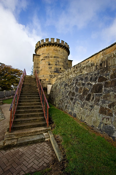 stairway to the guard tower
