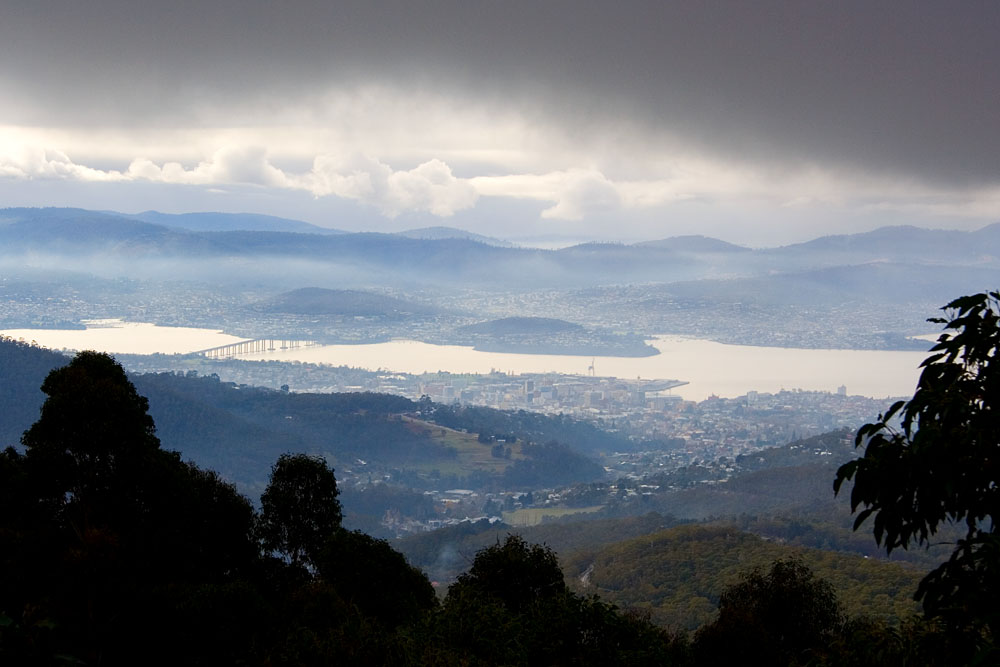 Hobart from Mt Wellington
