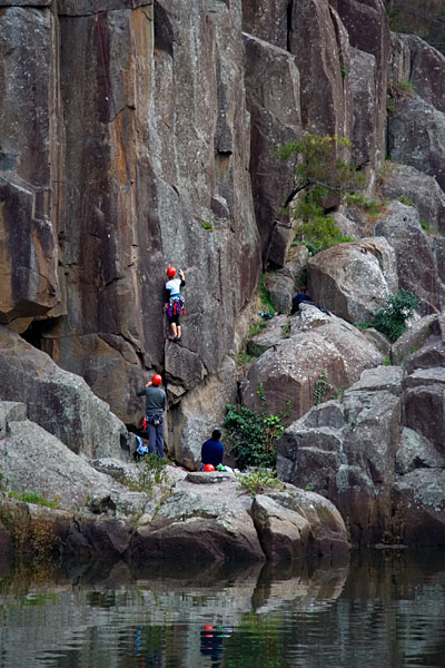 rock climbers