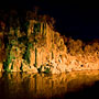 Cataract Gorge at night