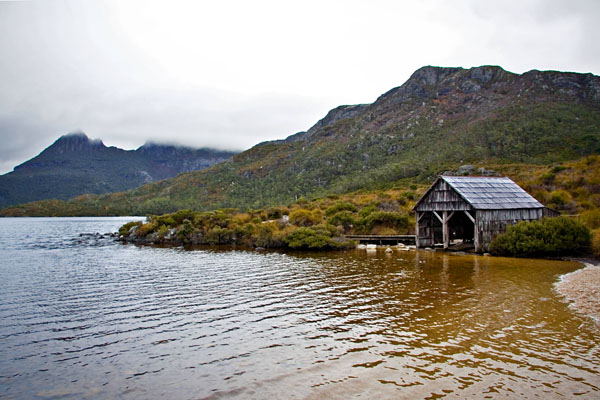 the Boat Shed at Dove Lake
