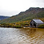 the Boat Shed at Dove Lake
