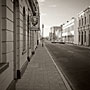 Freo street in sepia