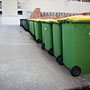 bins standing guard