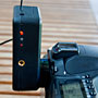 transmitter mounted on viewfinder of Canon 50D