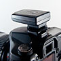 Tetra transmitter mounted on Canon 50D