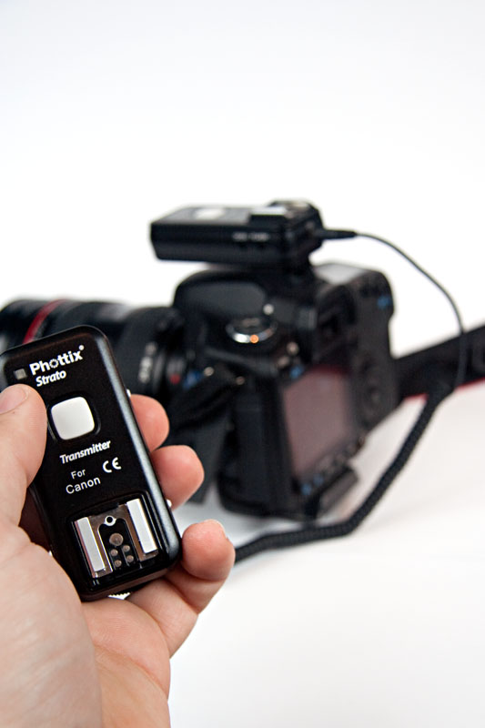 using Strato receiver as a wireless shutter release